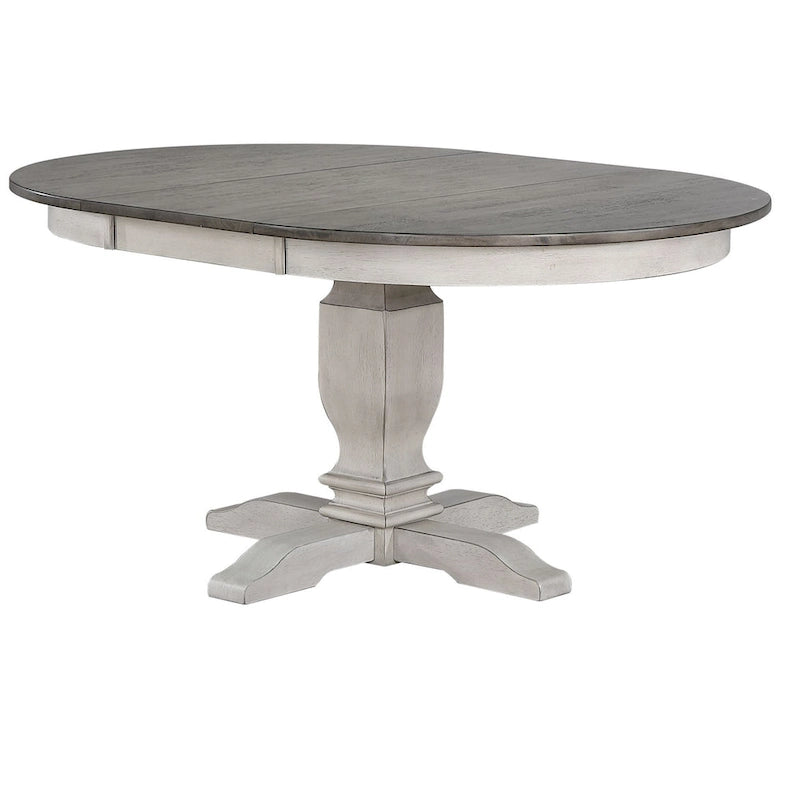 The Gray Barn Avalon 7-piece Contemporary Dining Set in Stormy White and Ash