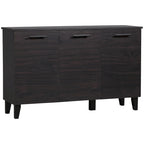 HOMCOM Kitchen Sideboard, Buffet Cabinet with Adjustable Shelf, Coffee Bar for Living Room, Dining Room