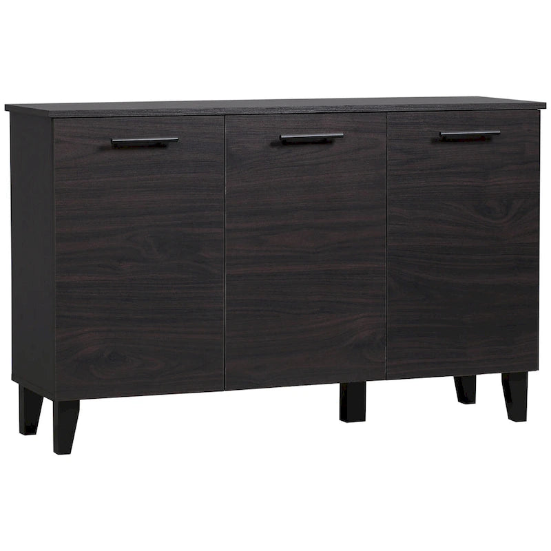 HOMCOM Kitchen Sideboard, Buffet Cabinet with Adjustable Shelf, Coffee Bar for Living Room, Dining Room