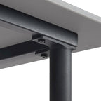 Modern Slate Kitchen Dining Table with Sintered Stone Top Metal Legs (Table Only) - 31.5x31.5x30 inch