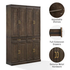 Crosley Stanton 2-Piece Kitchen Storage Pantry Cabinet Set