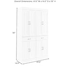 Crosley Stanton 2-Piece Kitchen Storage Pantry Cabinet Set