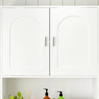 Over The Toilet Cabinet, Double Door Bathroom Storage Organizer - 31.5x70.9