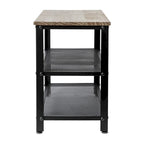 3-Tier Entryway Bench with Mesh Metal Shoe Storage Shelves