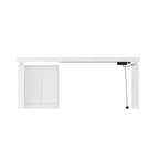 70.9 W Dining Table White Adjustable Workstation Modern Office Desk