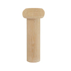 Edo Contemporary Oak-Finished Sofa Table with Sturdy Column Base by iNSPIRE Q Modern