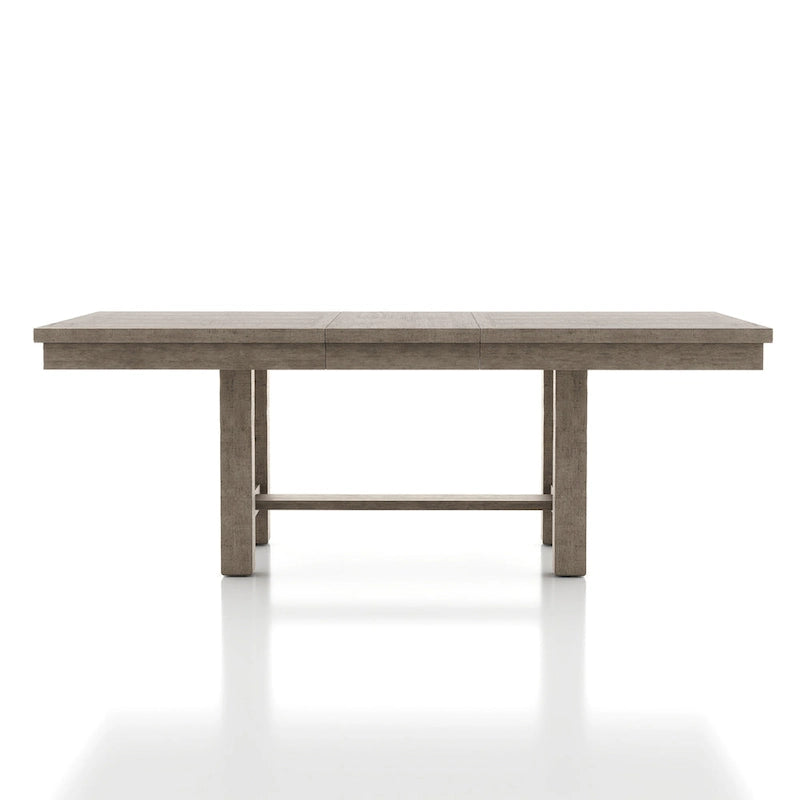 Jusk Rustic Grey Wood 5-Piece Dining Table Set by Furniture of America