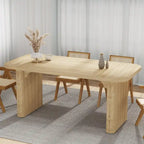 62-inch Rectangular Dining Table for 4-6, Modern Simple Kitchen Dinner Tables for Dining Room
