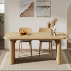 62-inch Rectangular Dining Table for 4-6, Modern Simple Kitchen Dinner Tables for Dining Room