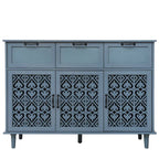 3 Door 3 Drawer Cabinet American Furniture Suitable for Living Room