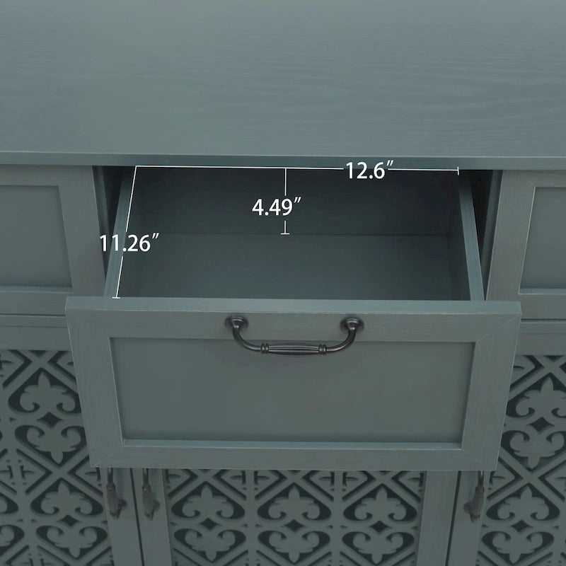 3 Door 3 Drawer Cabinet American Furniture Suitable for Living Room