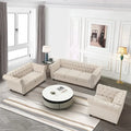 Morden Fort Chair Lovaseat Sofa Set, 3PCS Furniture Set for Living Room