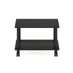Furinno Econ Home Office Under Desk CPU and Printer Stand with Wheels