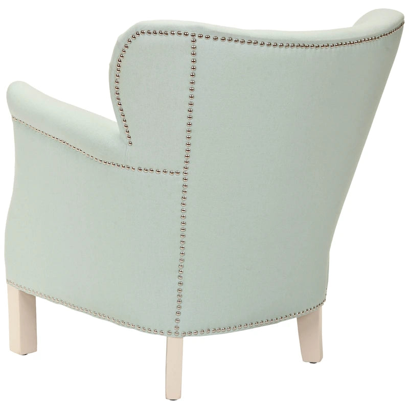 SAFAVIEH Corie Brown Club Chair - 26.6 x 28.9 x 29.3 - 27Wx29Dx29H