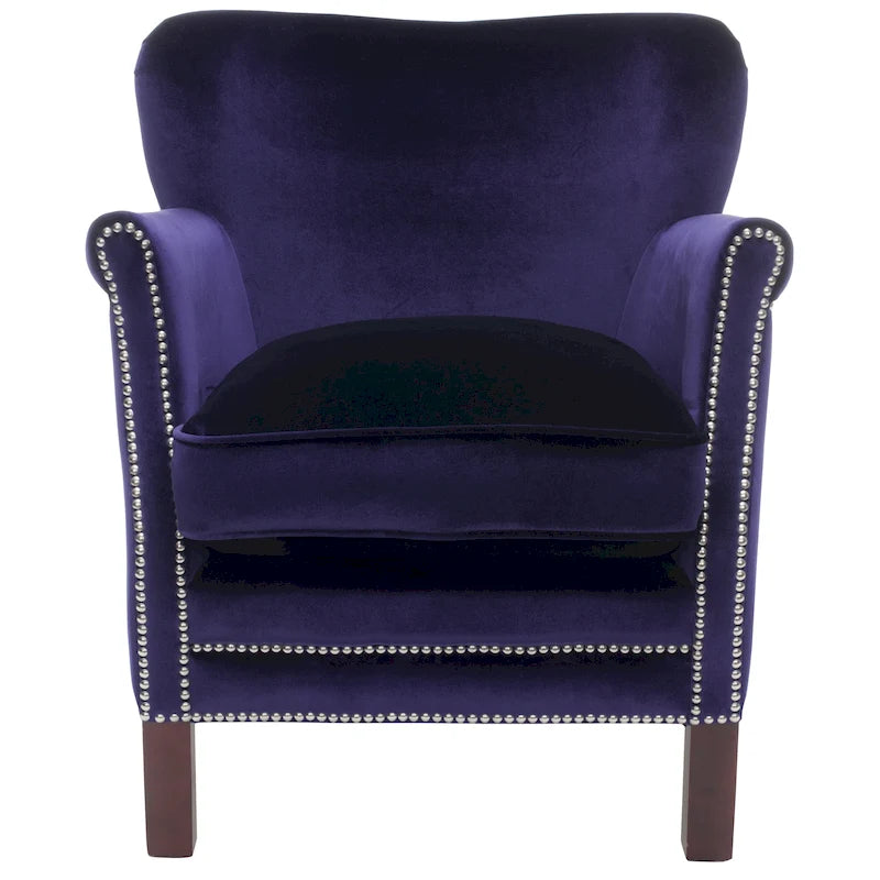 SAFAVIEH Corie Brown Club Chair - 26.6 x 28.9 x 29.3 - 27Wx29Dx29H