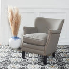 SAFAVIEH Corie Brown Club Chair - 26.6 x 28.9 x 29.3 - 27Wx29Dx29H