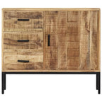 vidaXL Sideboard 34.6x11.8x28 Solid Mango Wood