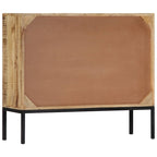 vidaXL Sideboard 34.6x11.8x28 Solid Mango Wood