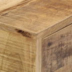 vidaXL Sideboard 34.6x11.8x28 Solid Mango Wood