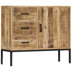 vidaXL Sideboard 34.6x11.8x28 Solid Mango Wood