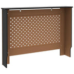 vidaXL Radiator Cover Black 44.1x7.5x32.1 MDF
