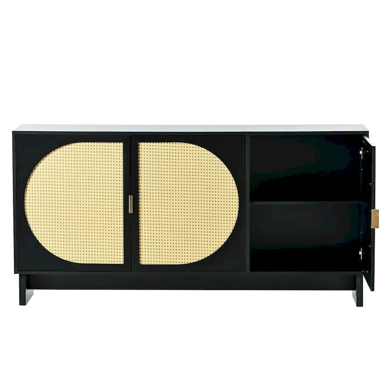 Storage Cabinet with Adjustable Shelves - N/A