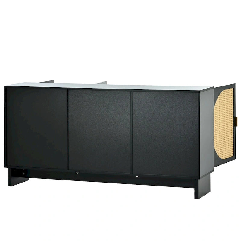 Storage Cabinet with Adjustable Shelves - N/A
