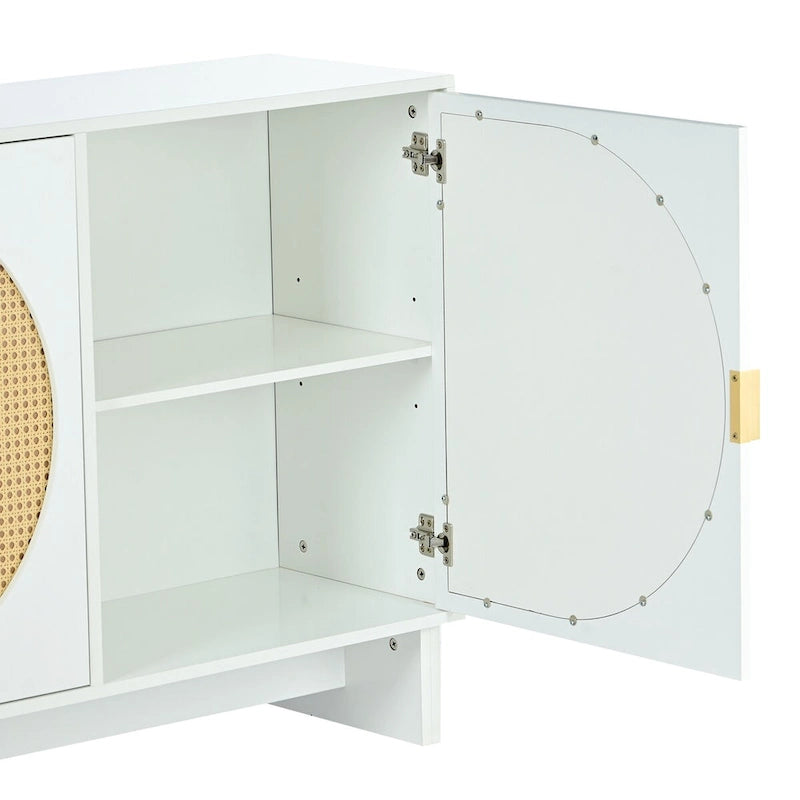 Storage Cabinet with Adjustable Shelves - N/A