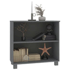 vidaXL Sideboard Storage Kitchen Cabinet for Hallway HAMAR Solid Wood Pine - 33.5x13.8x31.5