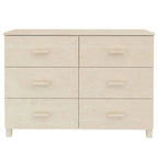 vidaXL Sideboard Buffet Console Cabinet with Storage HAMAR Solid Wood Pine - 44.5 x 15.7 x 31.5