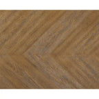 Roundhill Furniture Belleza French Country Dining Table, Antique White and Weathered Oak Finish