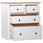 vidaXL Sideboard Drawer Cupboard for Bedroom Storage Cabinet Pine Panama Range - 31.5 x 15.7 x 32.7