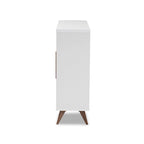 Pietro Mid-Century Modern Finished Wine Cabinet - 38.78 High x 47.24 Wide x 13.39 Deep