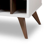 Pietro Mid-Century Modern Finished Wine Cabinet - 38.78 High x 47.24 Wide x 13.39 Deep