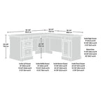 Sauder Palladia L-Shaped Office Desk