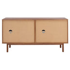 SAFAVIEH Micaela 63-inch 4-Door Storage Media TV Stand - 63.1  W x 16.3  D x 31.7  H - 63Wx16Dx32H