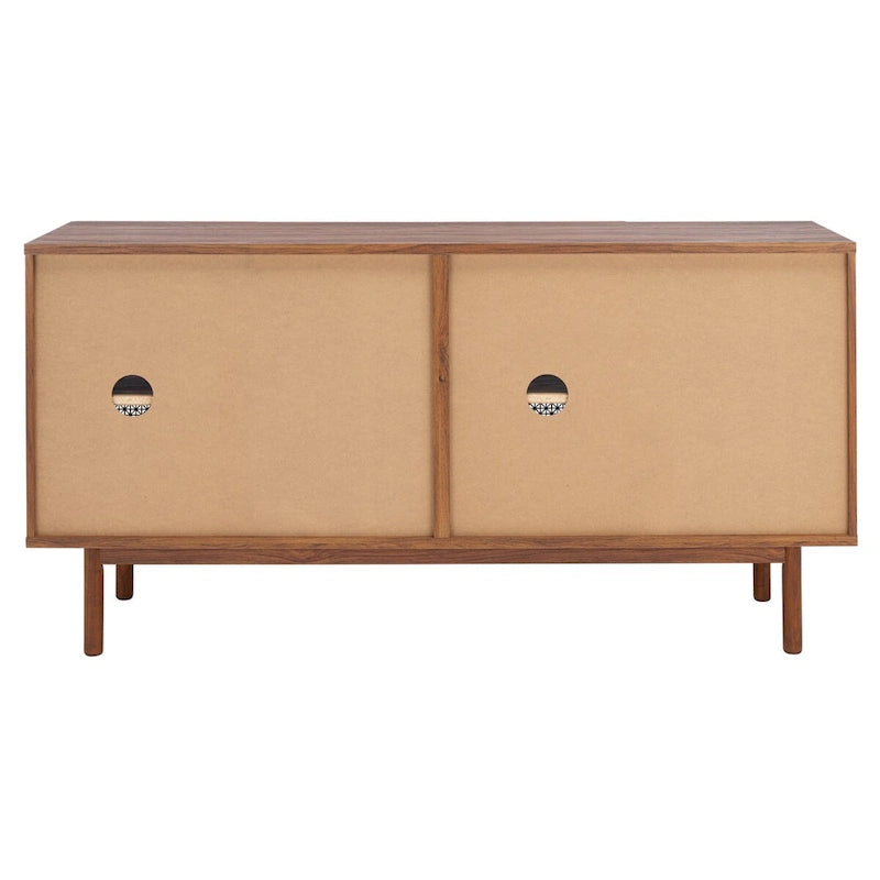 SAFAVIEH Micaela 63-inch 4-Door Storage Media TV Stand - 63.1  W x 16.3  D x 31.7  H - 63Wx16Dx32H