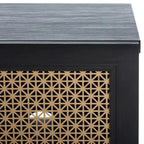 SAFAVIEH Micaela 63-inch 4-Door Storage Media TV Stand - 63.1  W x 16.3  D x 31.7  H - 63Wx16Dx32H