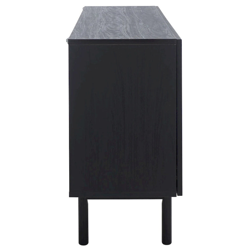 SAFAVIEH Micaela 63-inch 4-Door Storage Media TV Stand - 63.1  W x 16.3  D x 31.7  H - 63Wx16Dx32H