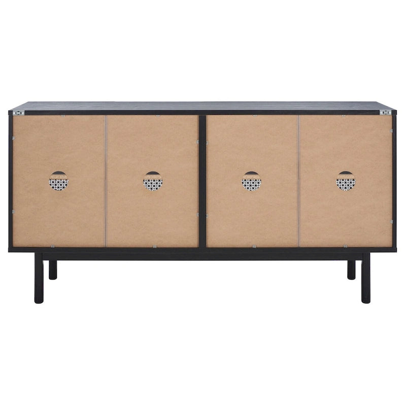SAFAVIEH Micaela 63-inch 4-Door Storage Media TV Stand - 63.1  W x 16.3  D x 31.7  H - 63Wx16Dx32H