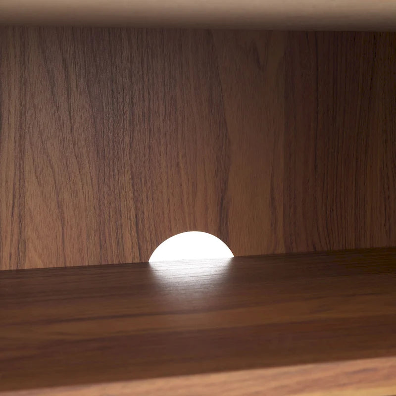 SAFAVIEH Deandra 4-Door Entertainment Media Stand (Fits Up To 65  Flatscreen TV) - 60.8 In. x 17.7 In. x 24.6 In. - 61Wx18Dx25H