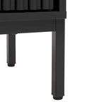 SAFAVIEH Deandra 4-Door Entertainment Media Stand (Fits Up To 65  Flatscreen TV) - 60.8 In. x 17.7 In. x 24.6 In. - 61Wx18Dx25H