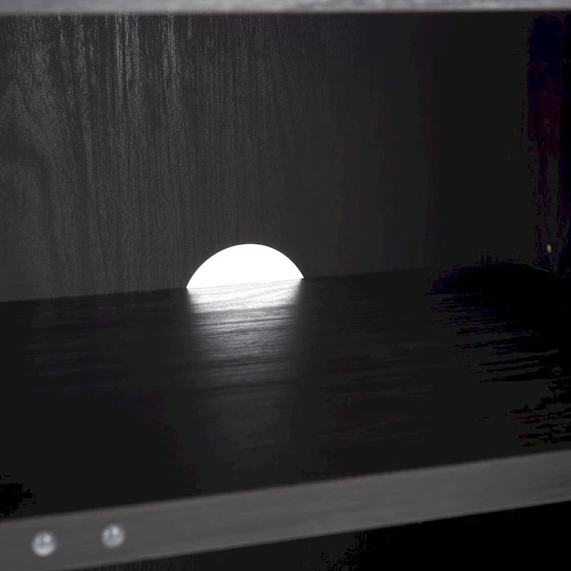 SAFAVIEH Deandra 4-Door Entertainment Media Stand (Fits Up To 65  Flatscreen TV) - 60.8 In. x 17.7 In. x 24.6 In. - 61Wx18Dx25H