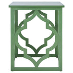 SAFAVIEH Grayce Trellis Silver Leaf End Table. - 19  W x 19  D x 23  H - 19Wx19Dx23H