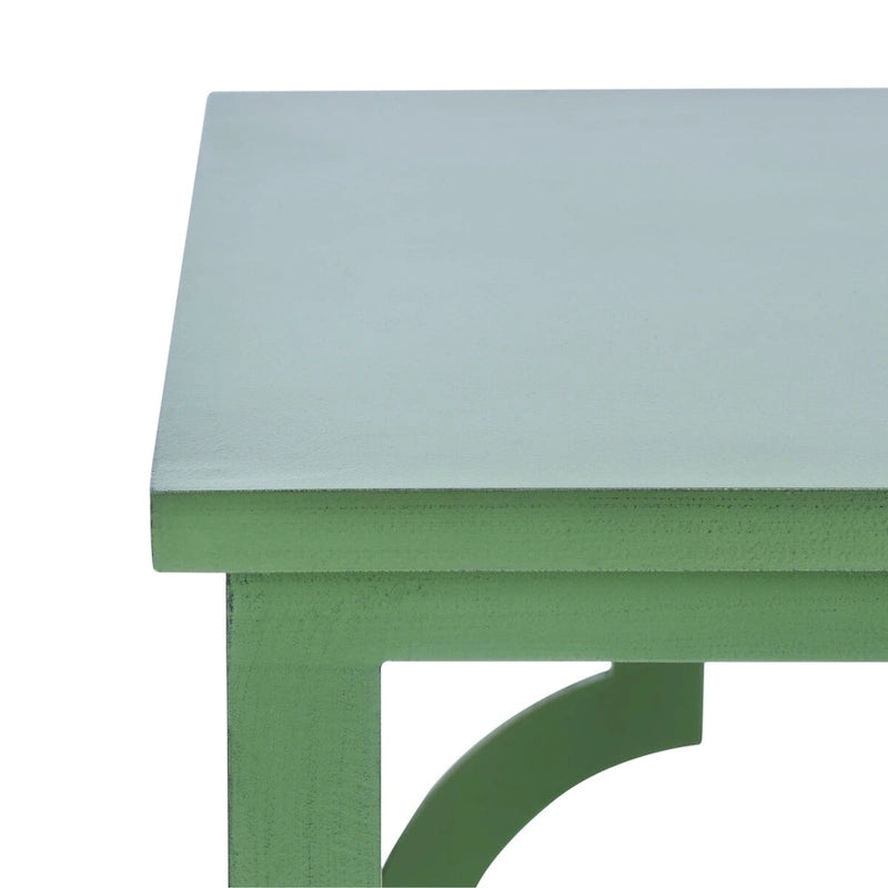 SAFAVIEH Grayce Trellis Silver Leaf End Table. - 19  W x 19  D x 23  H - 19Wx19Dx23H