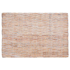 SAFAVIEH Caron Washed Natural Wicker Bench - 41  W x 28  D x 12  H - 41Wx28Dx12H