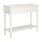 SAFAVIEH Leonia 2-Drawer Console Table - 35.5  W x 13  L x 29.5  H - 36Wx13Dx30H