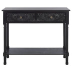 SAFAVIEH Leonia 2-Drawer Console Table - 35.5  W x 13  L x 29.5  H - 36Wx13Dx30H