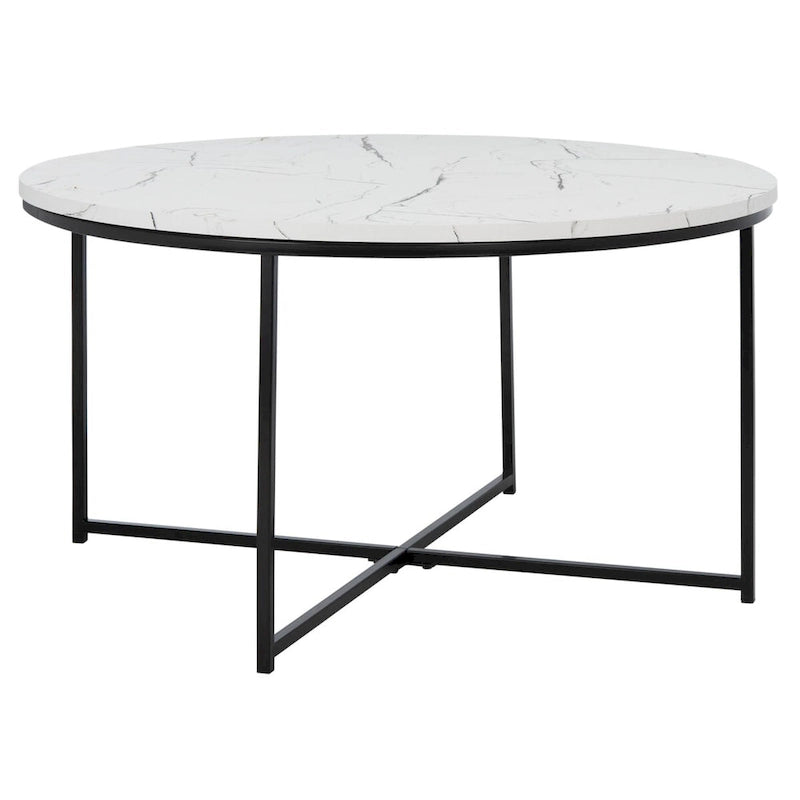 SAFAVIEH Alverda Marble Coffee Table - 35  W x 35  D x 19  H - 35Wx35Dx19H