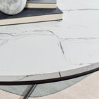 SAFAVIEH Alverda Marble Coffee Table - 35  W x 35  D x 19  H - 35Wx35Dx19H